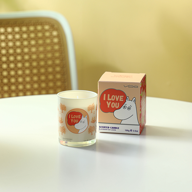 MOOMIN GIFT-“LOVE” SCENTED CANDLE 100g