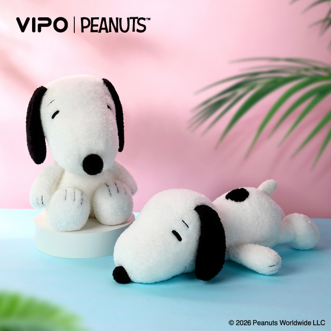 VIPOx史努比变形公仔-灰色